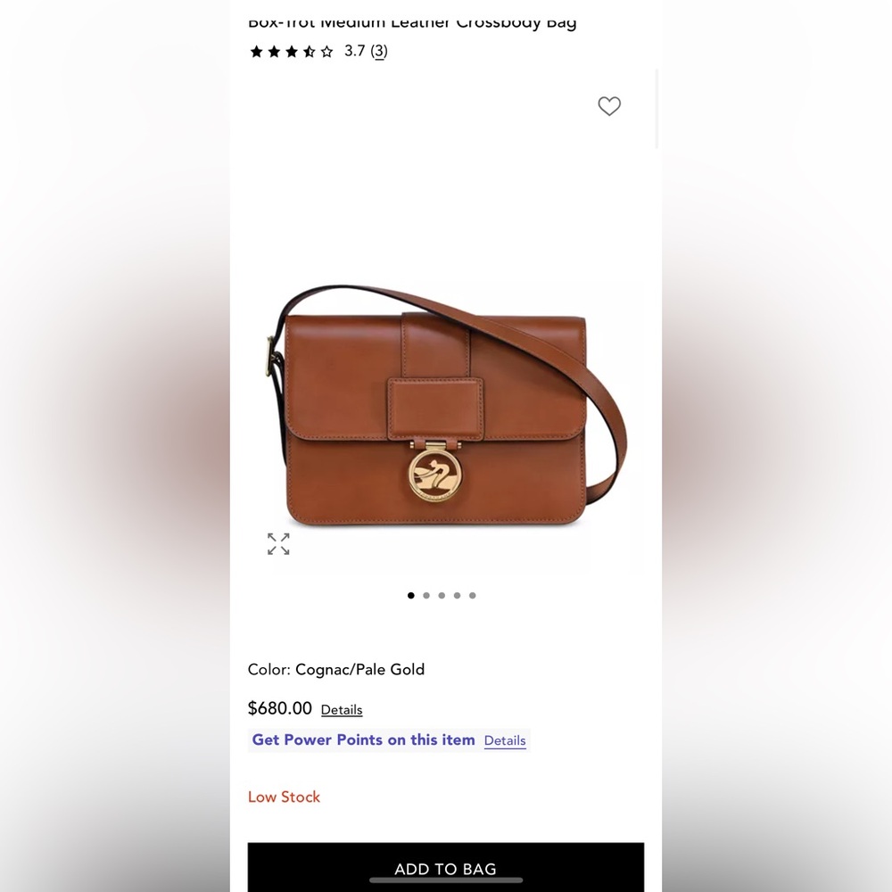 Longchamp Box-Trot Leather crossbody bag - Picture 13 of 13